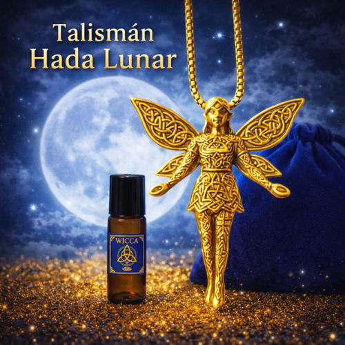 Talismán Hada Lunar de Protección de la Suerte