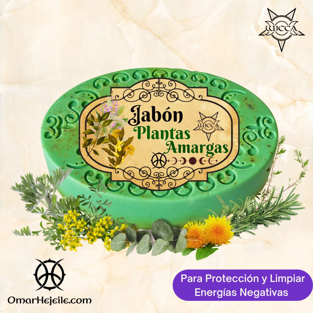 Jabón de Plantas Amargas- Para Superar Dificultades, Protección y Limpiar Energías Negativas