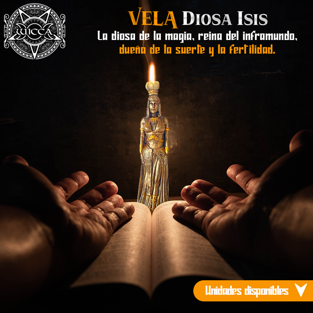 Vela Diosa Isis: Enciende el poder divino femenino