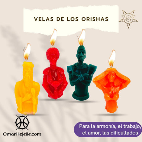 Ritual velas de los orishas