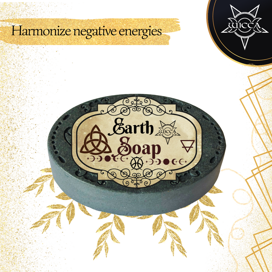 Unleash Prosperity & Spiritual Power with Black Earth Artisan Soap - Ancient Witchcraft, Modern Benefits