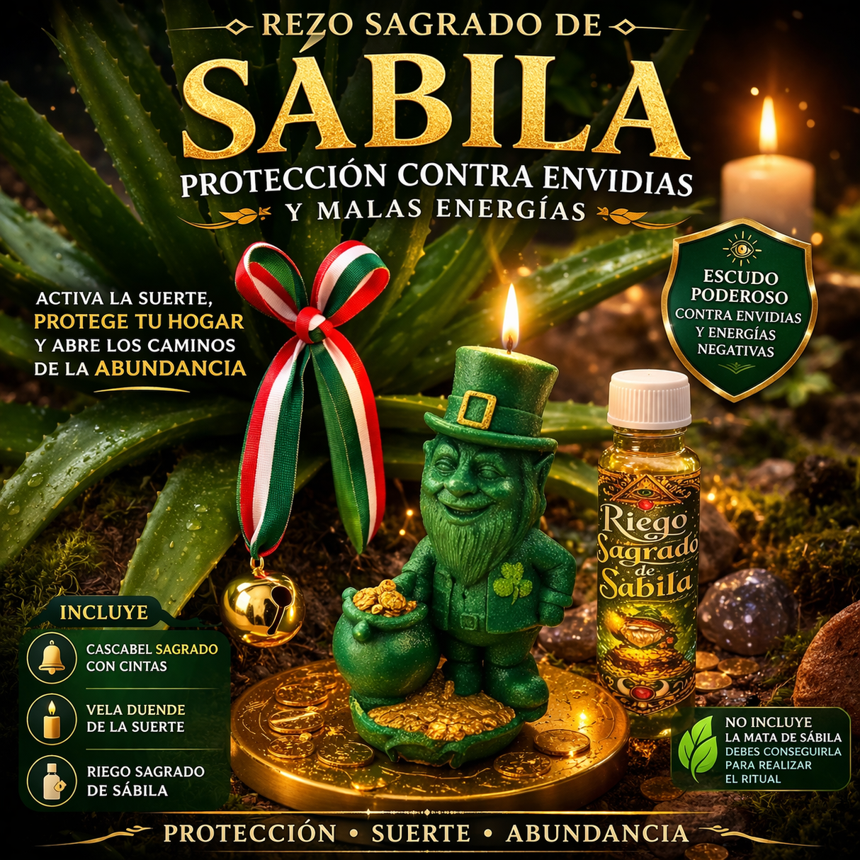 Rezo de la Sábila: Protección Poderosa contra Envidias y Malas Energías