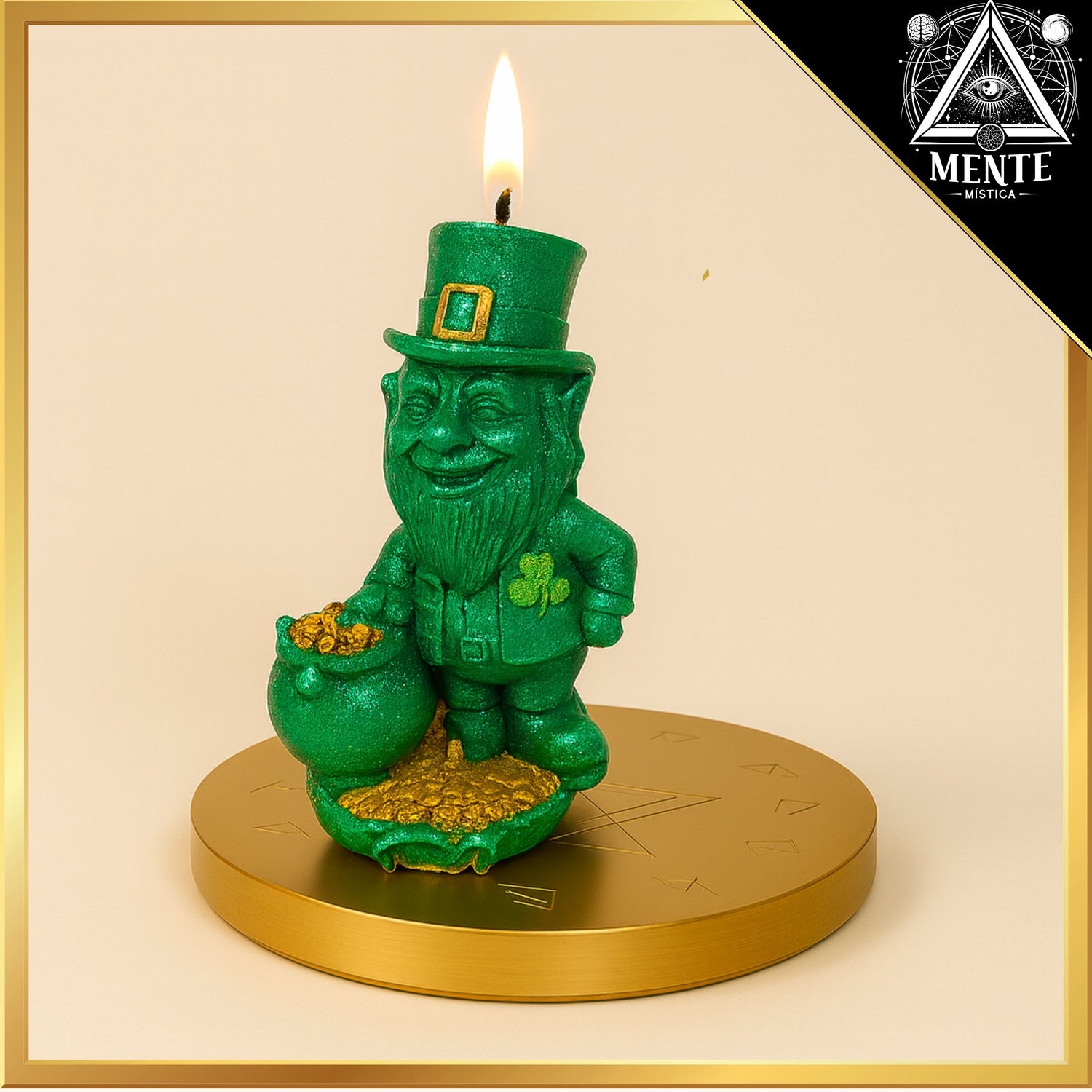 Vela Leprechaun –  Para Atraer Fortuna, Suerte y Nuevas Oportunidades