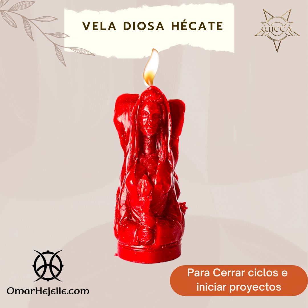 Goddess Hecate Candle - To close cycles and start projects