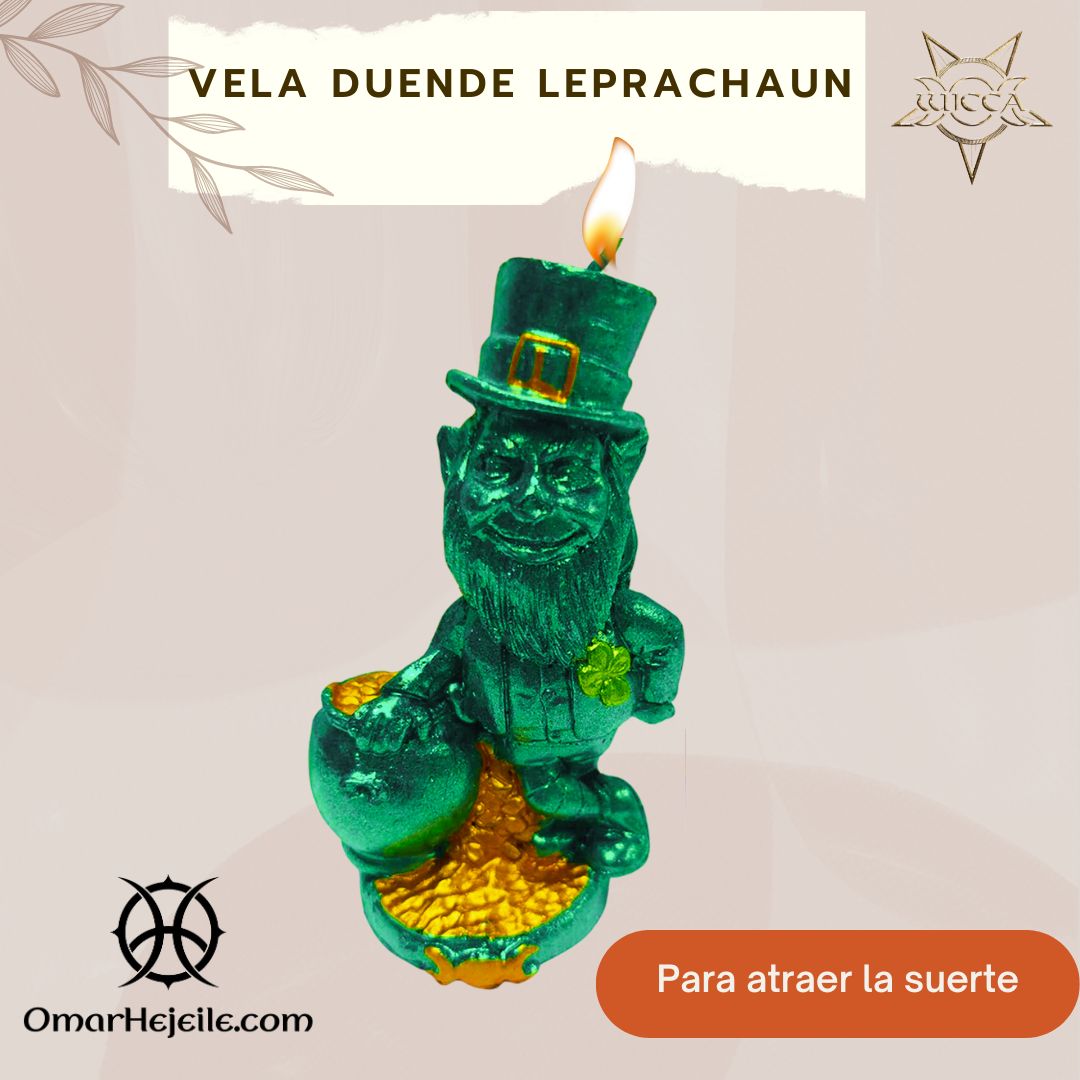 Goblin Leprachaun Candle - to attract luck