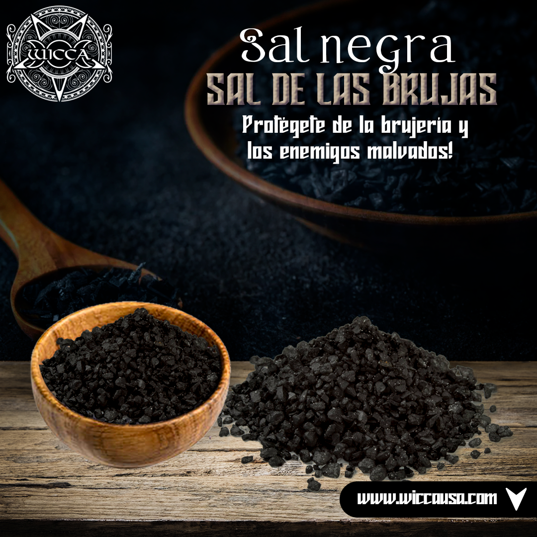 Herbalist: Black Salt: Magical Protection against Witchcraft and Enemies in Wicca USA